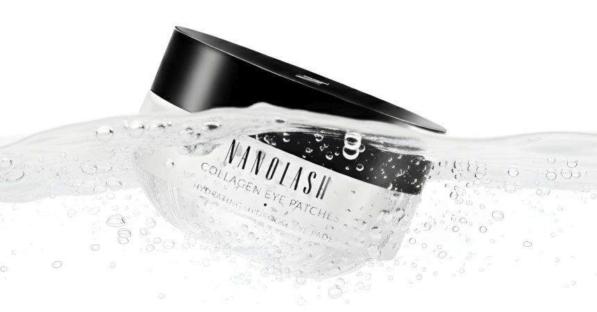 Kollagen ögonplåster nanolash
